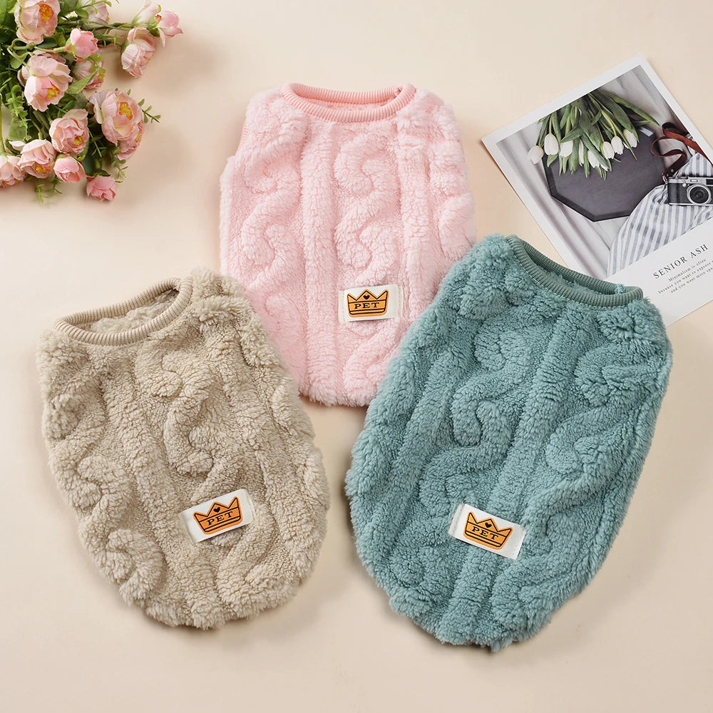 Pull Polaire Douillet Chat
