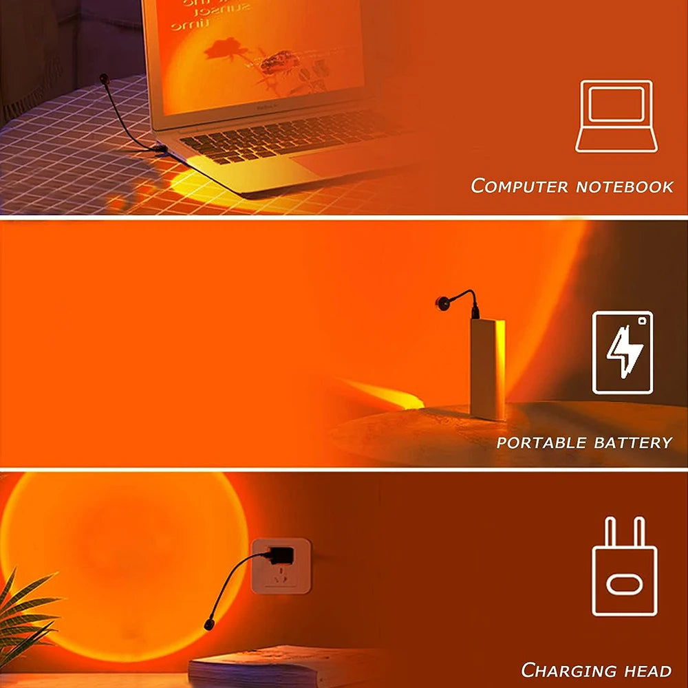 Lampe Ambiance Sunset USB