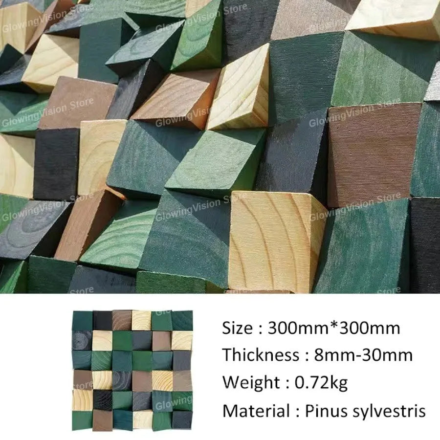Panneau Bois 3D Design