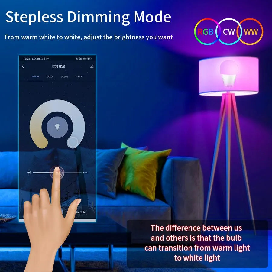 Ampoule LED Intelligente RGB