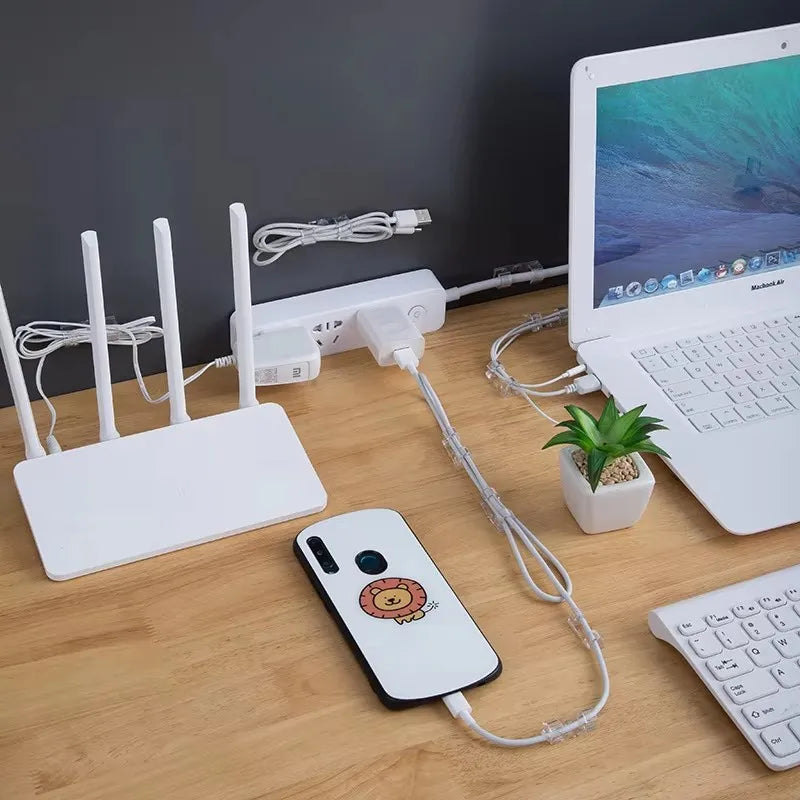 Clips Organise-Câbles Bureau