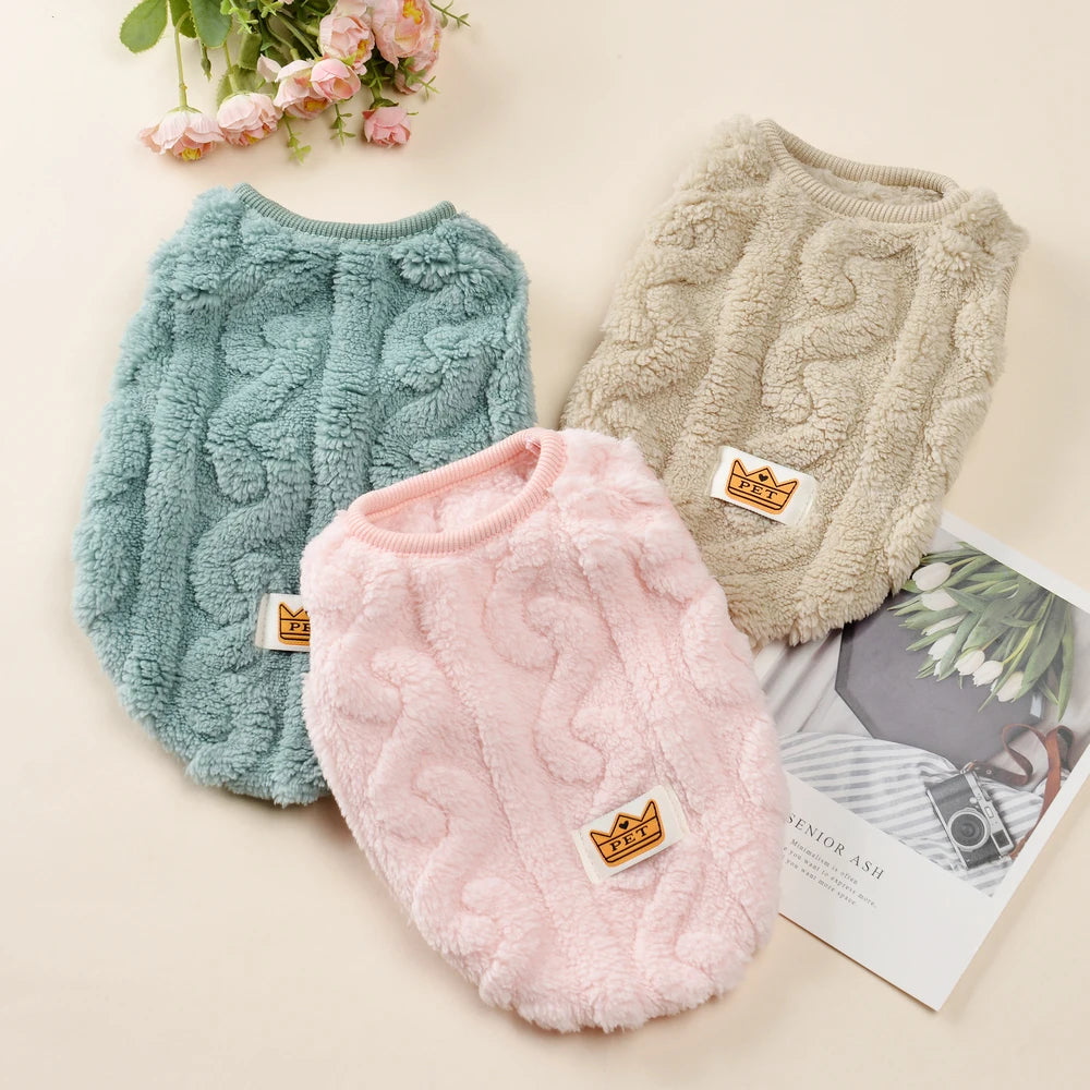 Pull Polaire Douillet Chat
