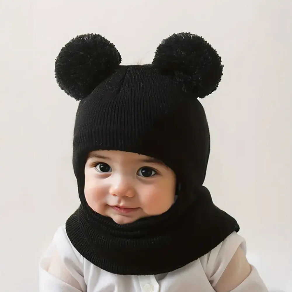 Bonnet Hiver Bébé Pompon