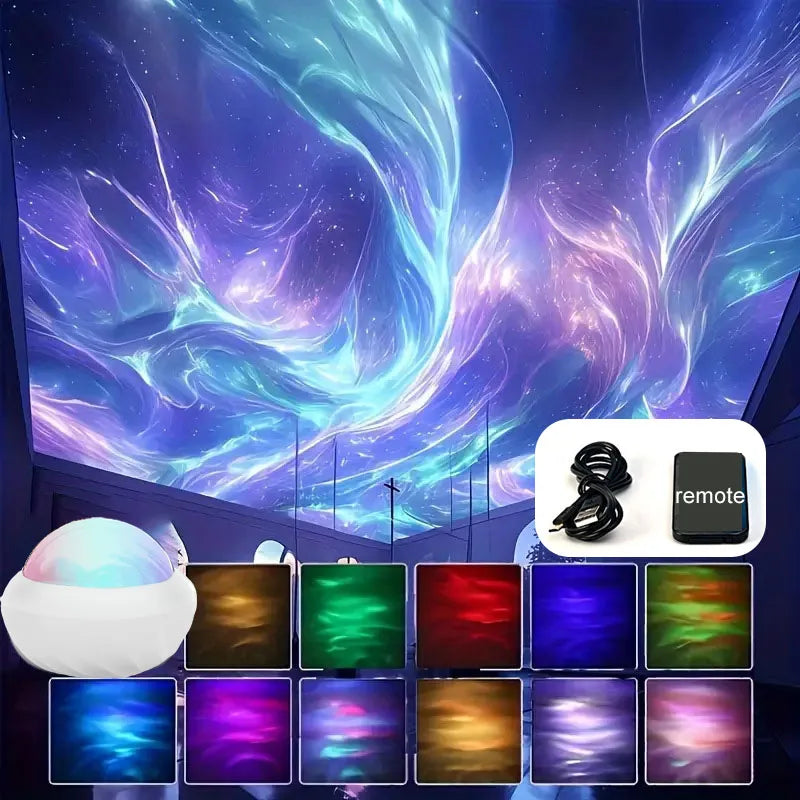 Projecteur Aurore Boréale RGB