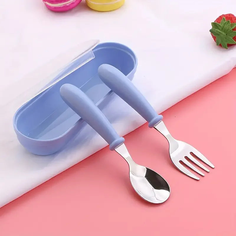 Couverts Bébé Inox Pratiques