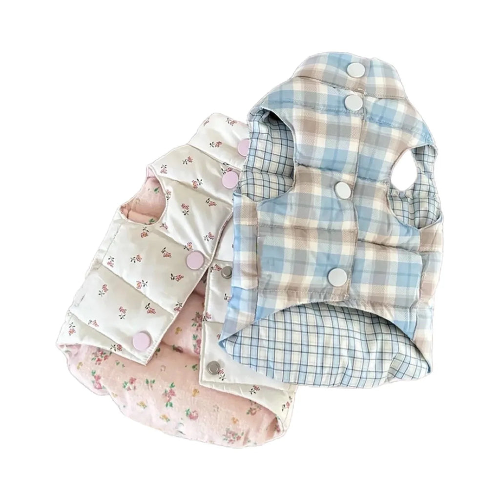 Gilet Chaud Fleuri Pour Animaux