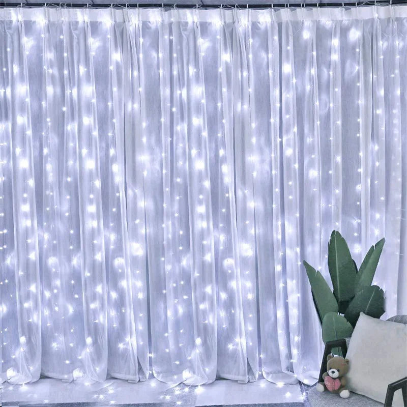Guirlande Rideau LED Maison
