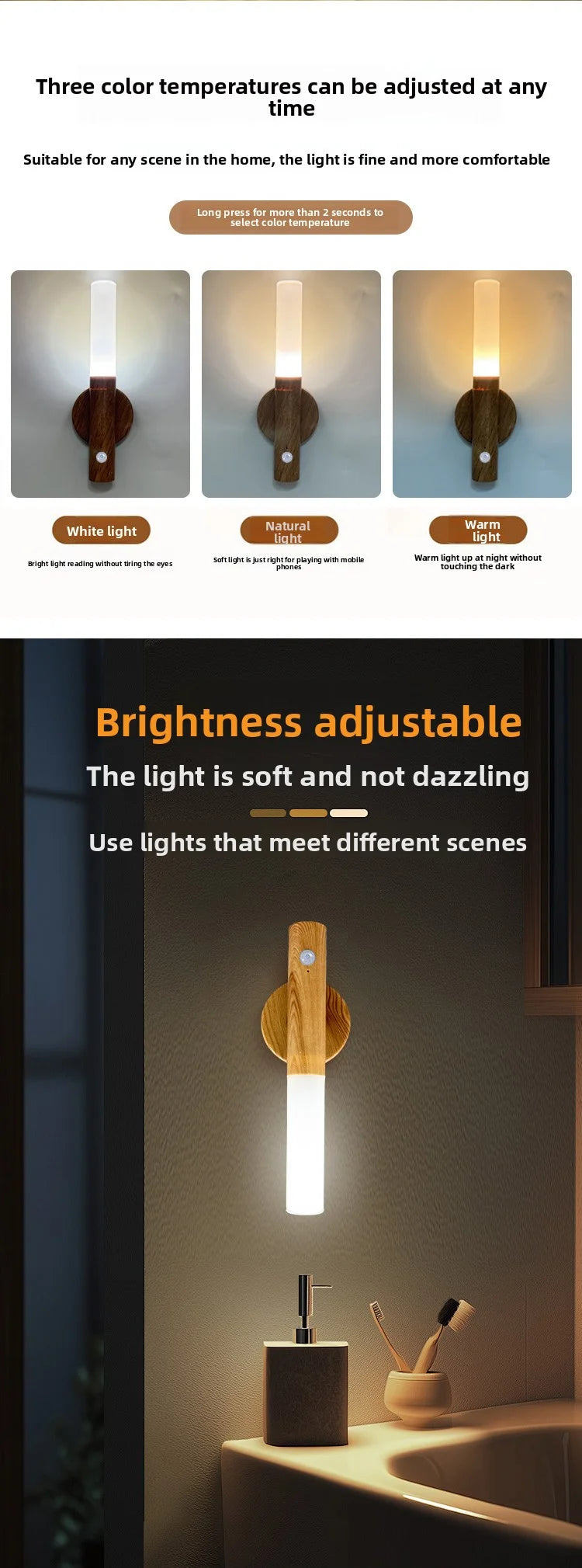 Lampe LED à Détection