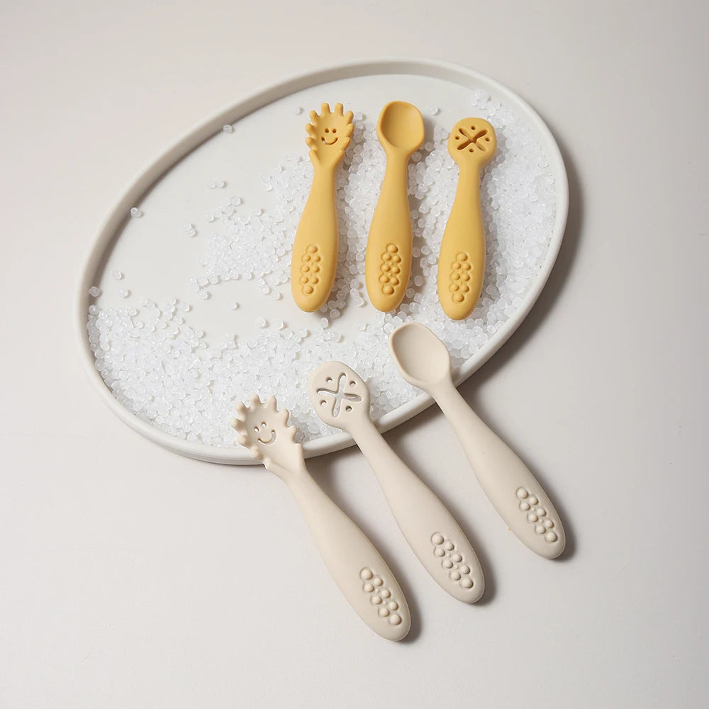 Couverts Bébé Silicone