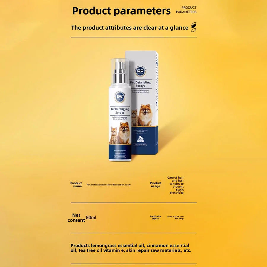 Spray Démêlant Pour Animaux
