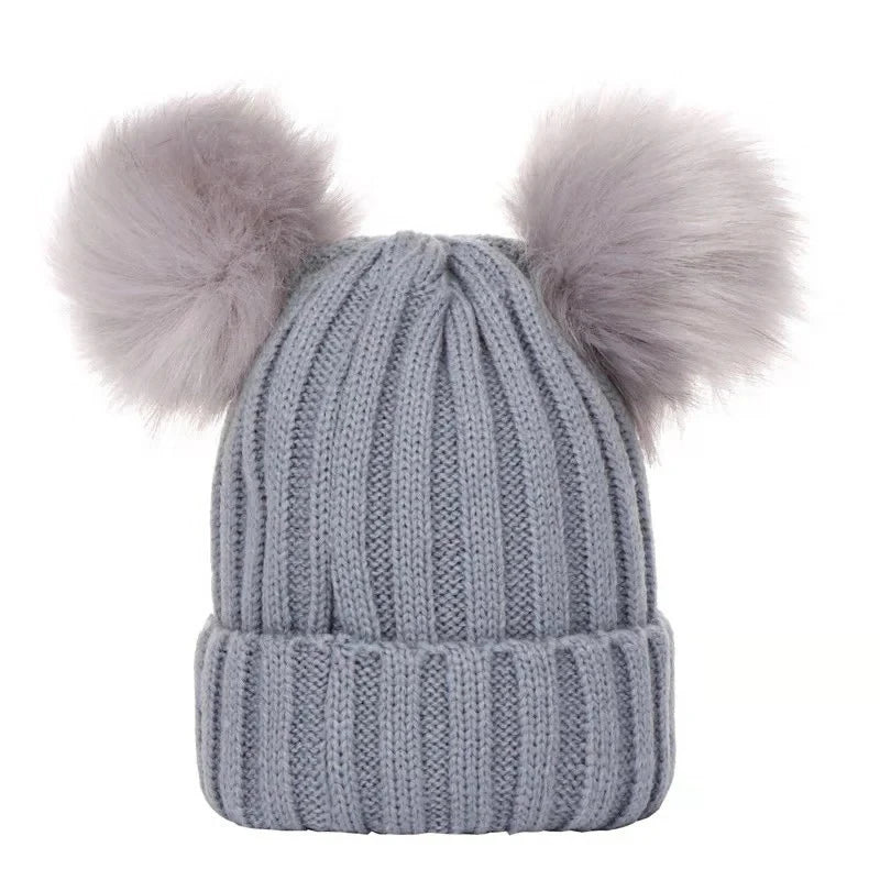 Bonnet Bébé Pompon Douillet