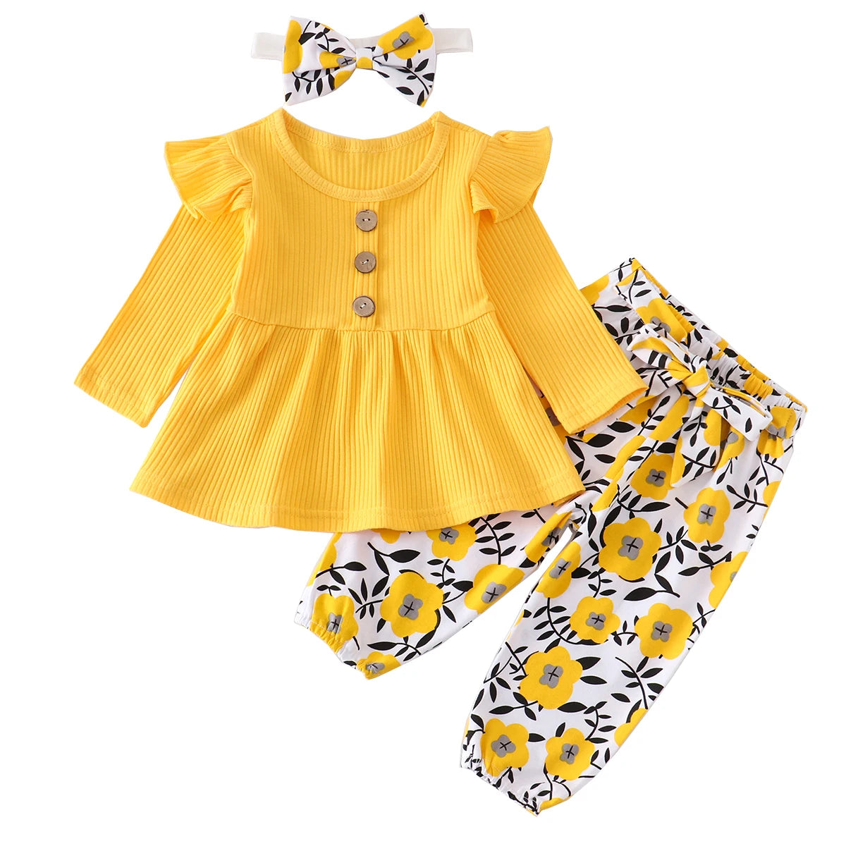 Ensemble Fleurie Bébé Fille