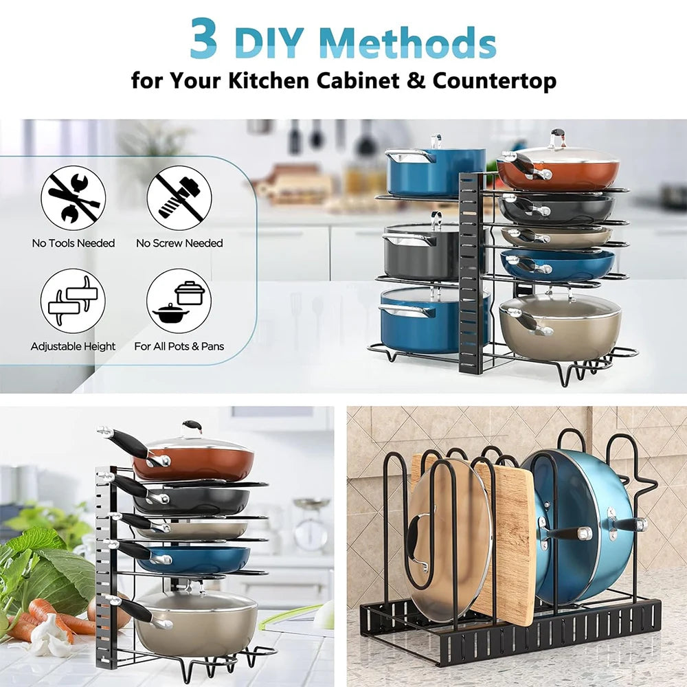 Organiseur Casseroles 8 Niveaux