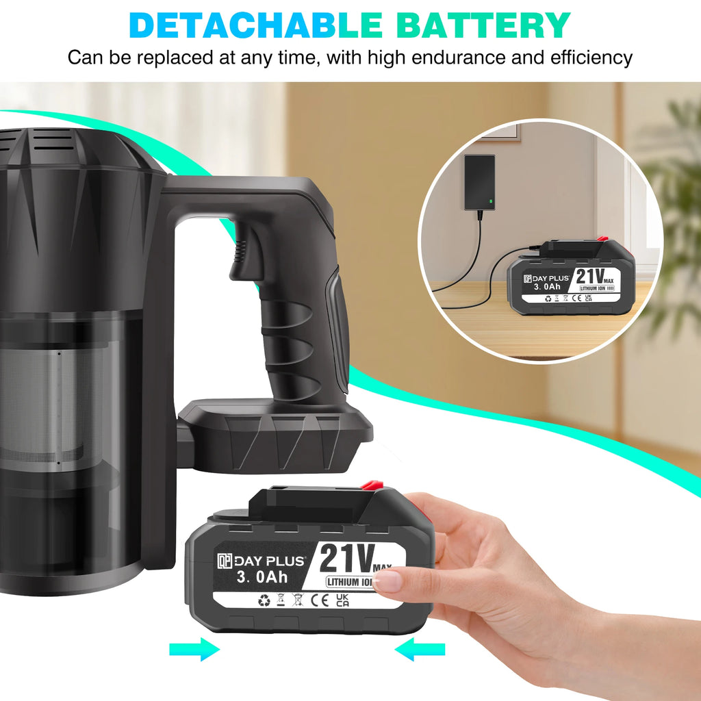 Aspirateur Sans Fil 3-en-1