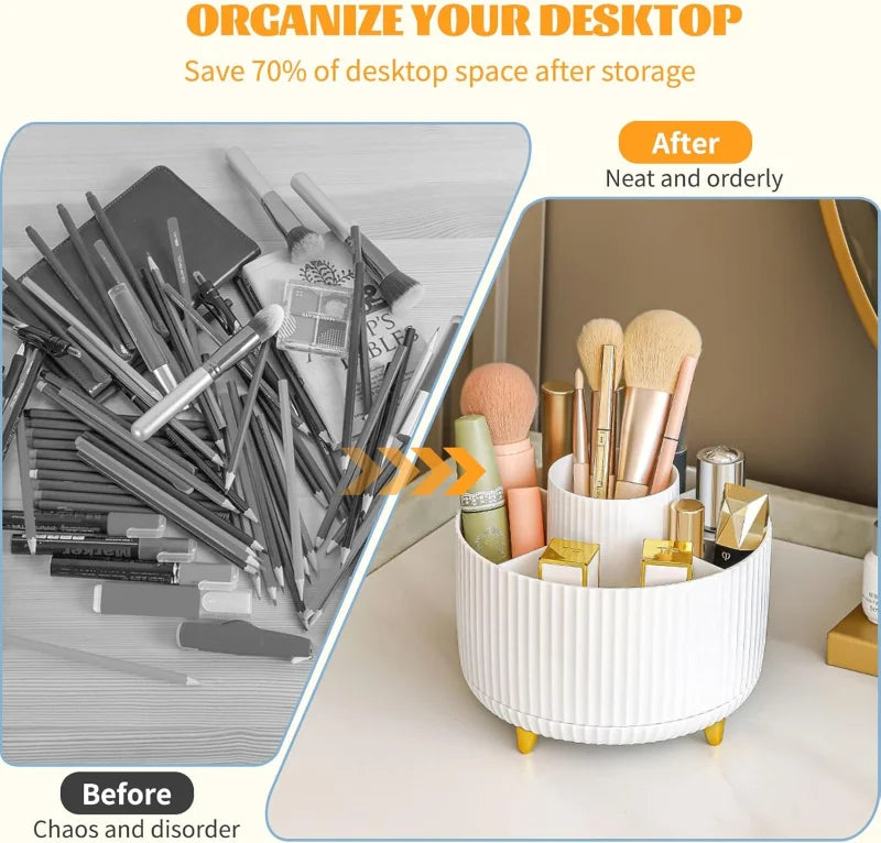Organiseur Maquillage Rotatif