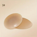1 Pair Reusable Breast Petals Nipple Cover Invisible Petal Adhesive Strapless Backless Stick on Bra Silicone Breast Patch