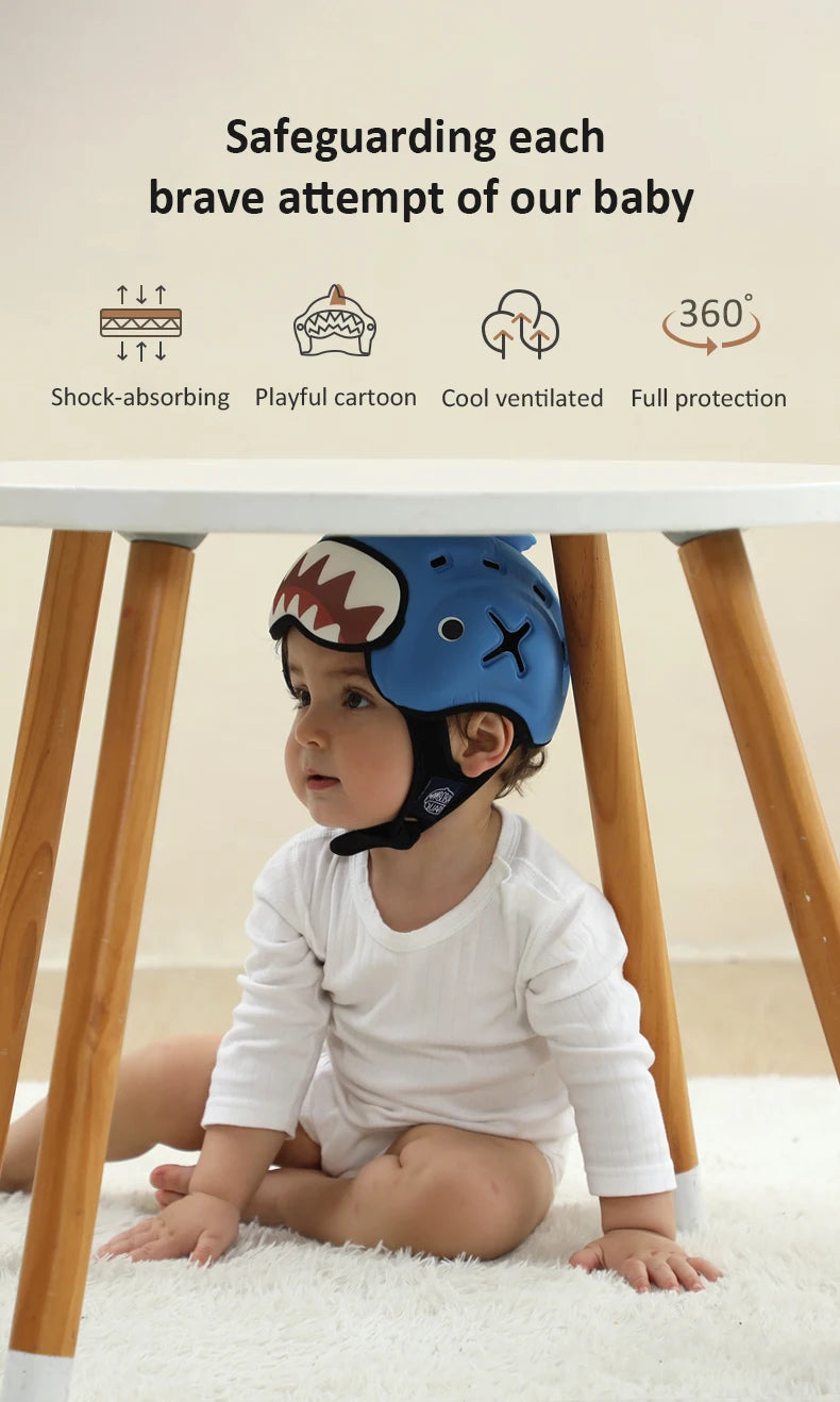 Casque Doux Anti-Chocs Bébé