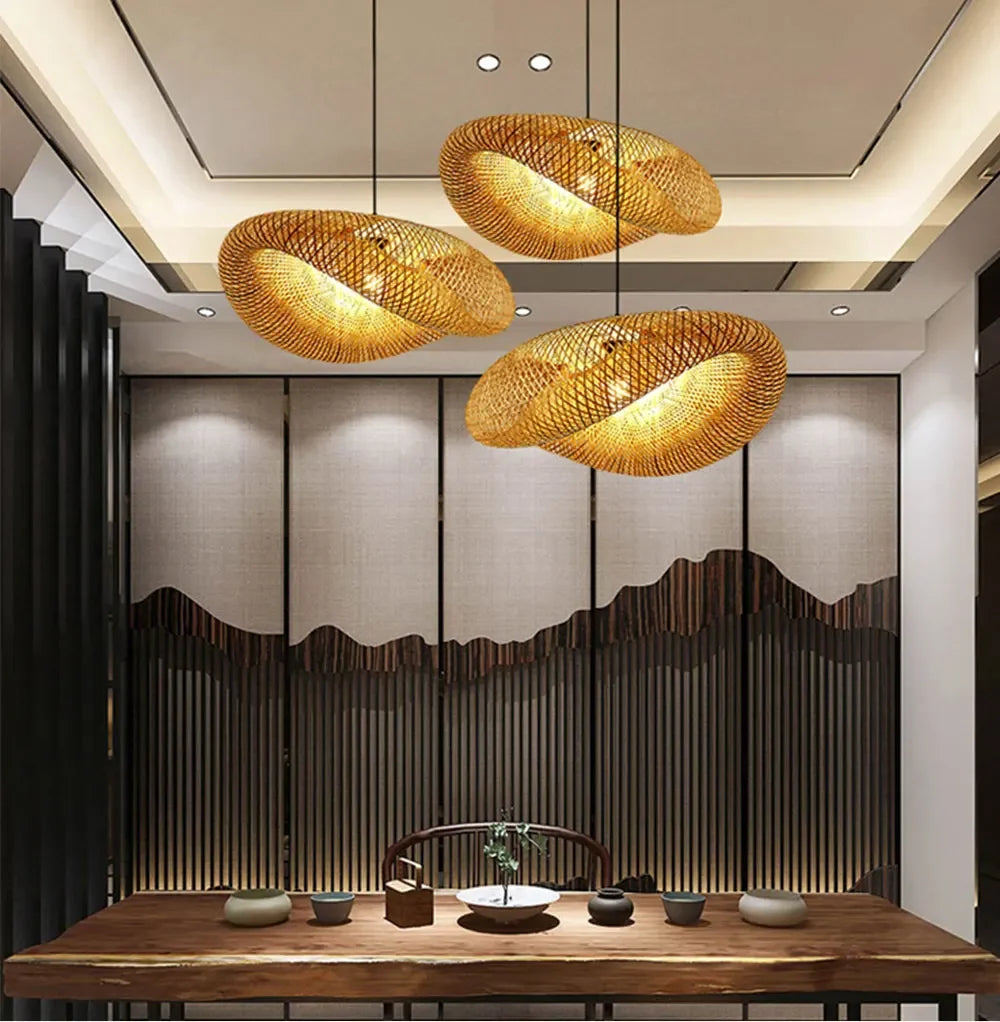 Suspension Bambou Artisanale