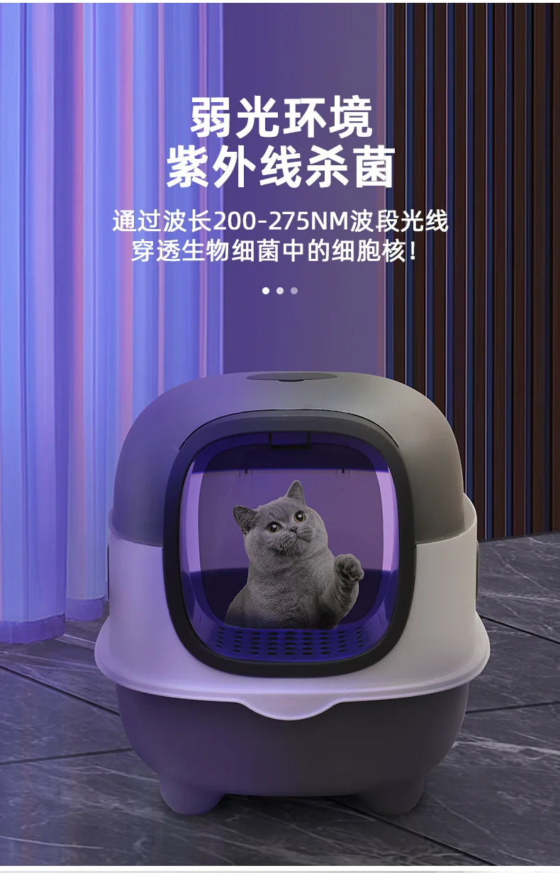 Litière XL Fermée pour Chat