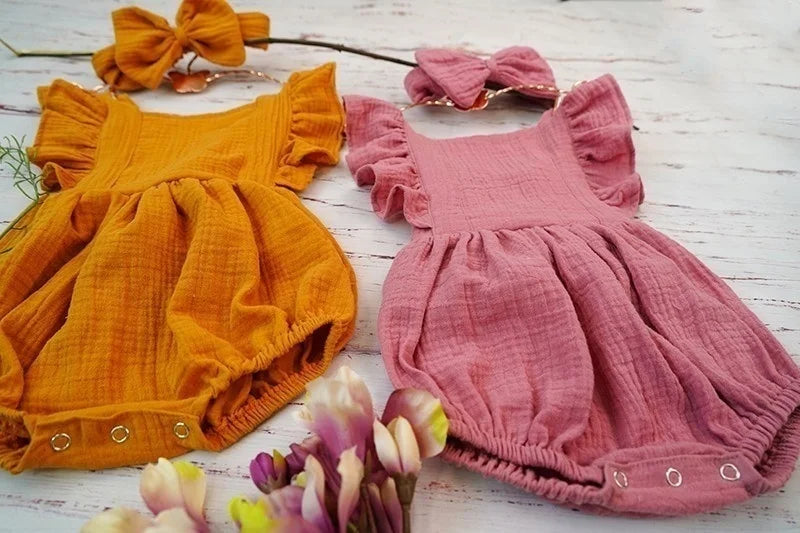 Barboteuse Bébé Rose Poudré