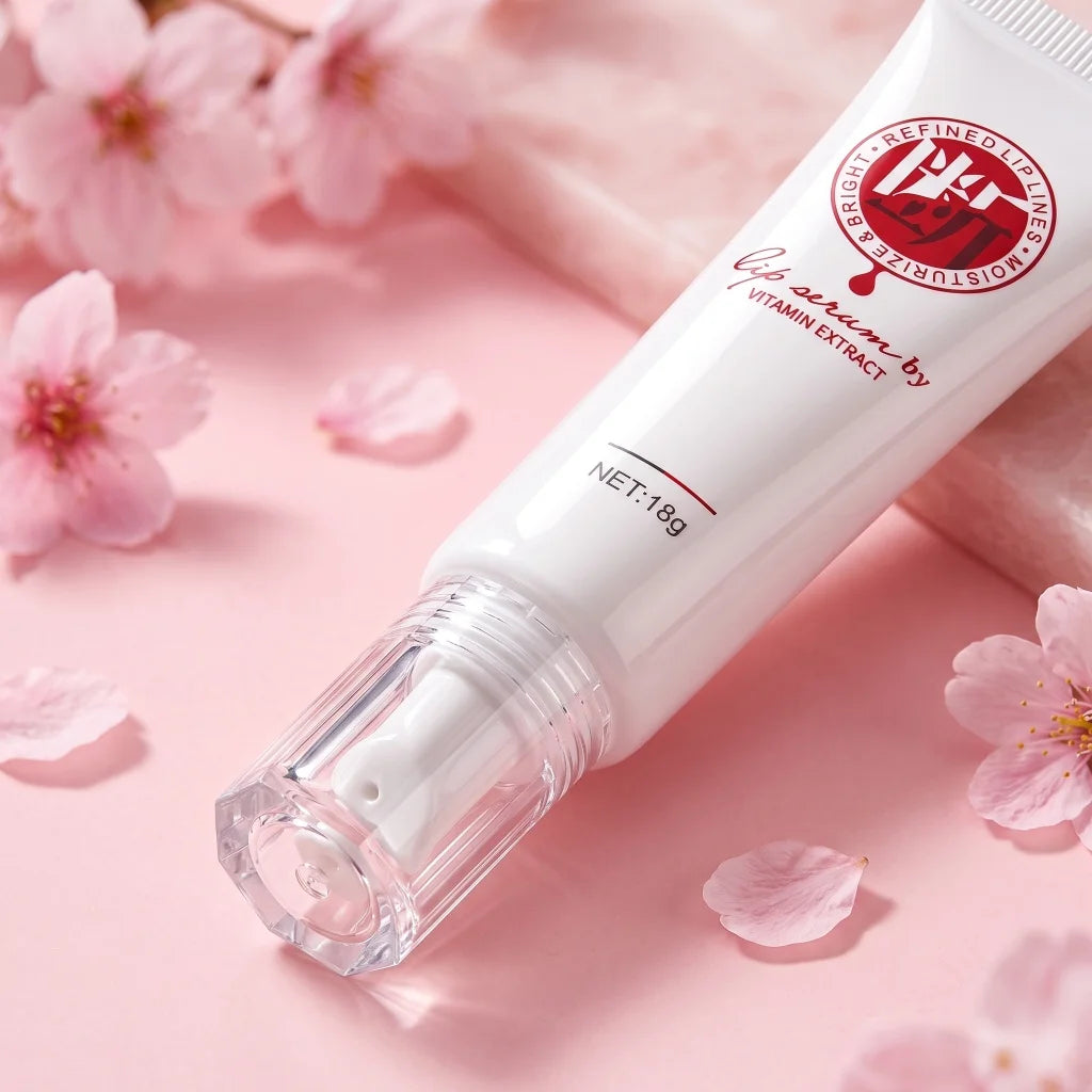 Vitamin E Lip Serum Hydrate Moisturize Dry Chapped Lips Smooth Lip Lines Brighten Dull Lip Tone Mild Nourishing Daily Lip Care