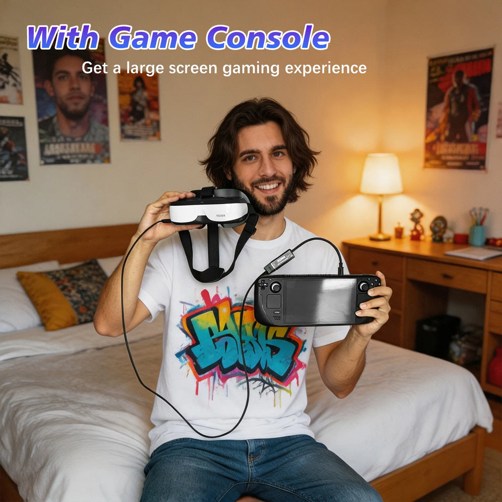 Écran Gaming Tête Montée