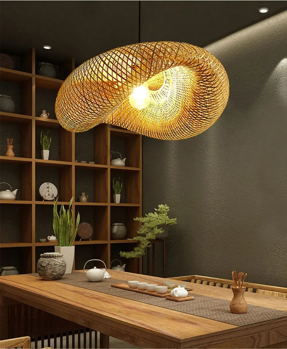 Suspension Bambou Artisanale