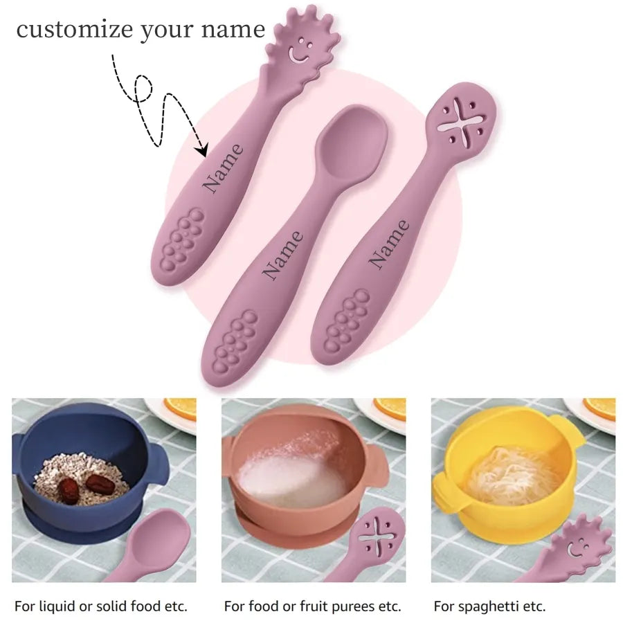 Couverts Bébé Silicone