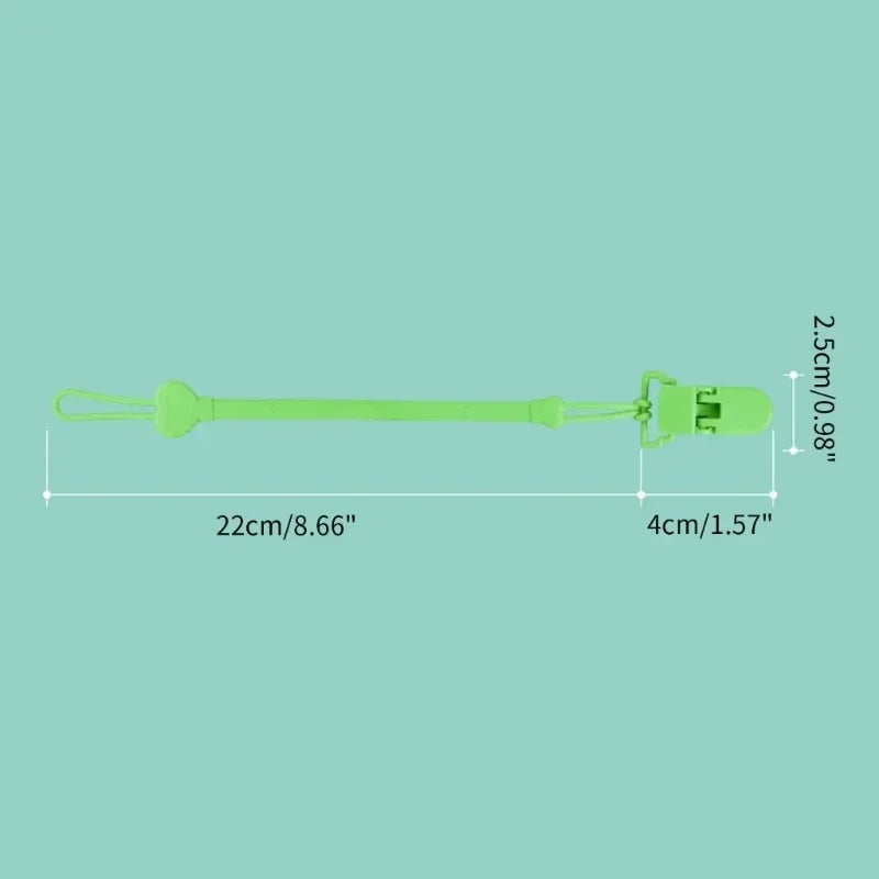 Baby Pacifier Teething Clip Silicone Chain Fastened Strap for Newborn Teether Chain Nipple Holder Nursing Accessories