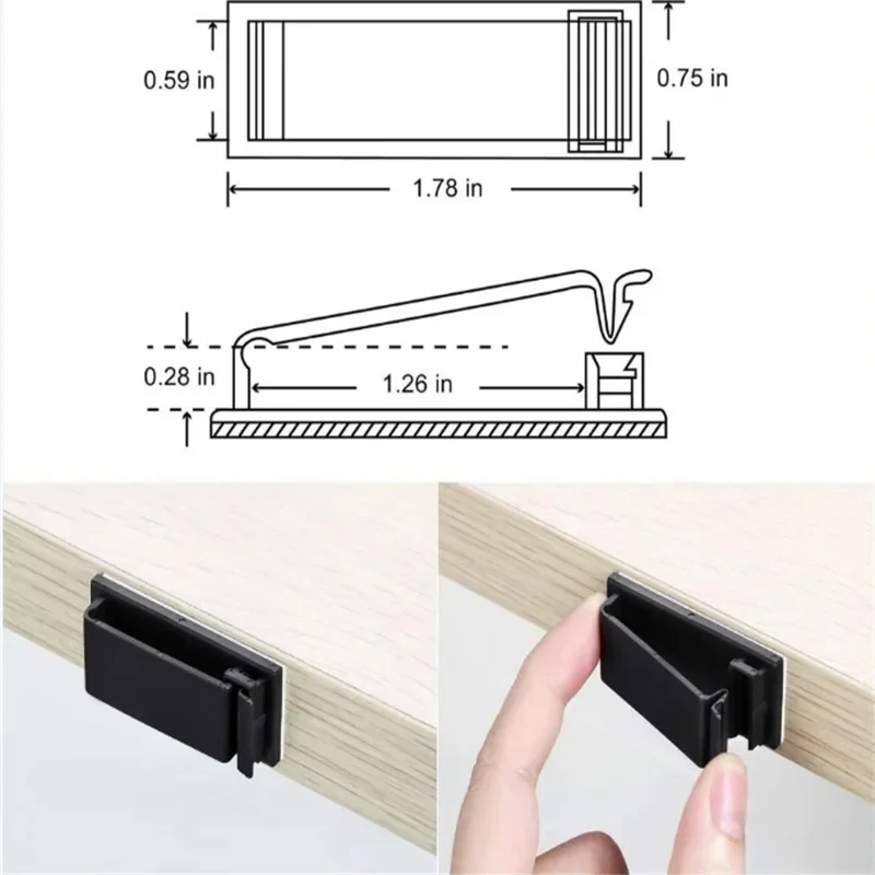 Clips Organise-Câbles Pratiques