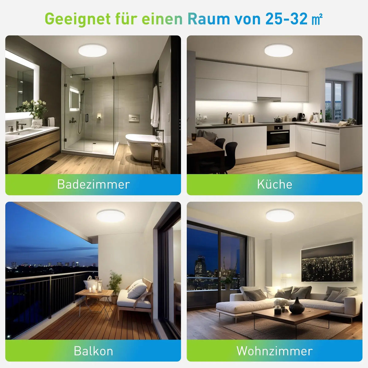 Plafonnier LED Moderne
