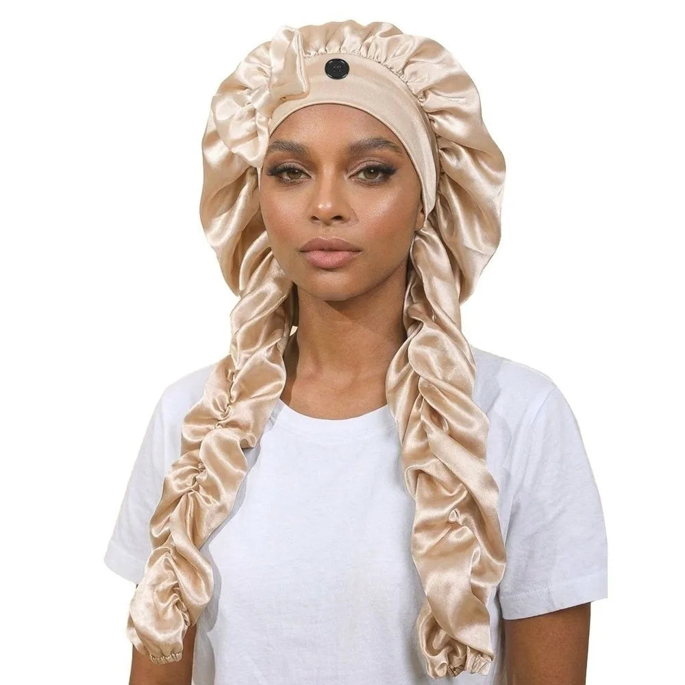 Bonnet Satin Boucles Sans Chaleur