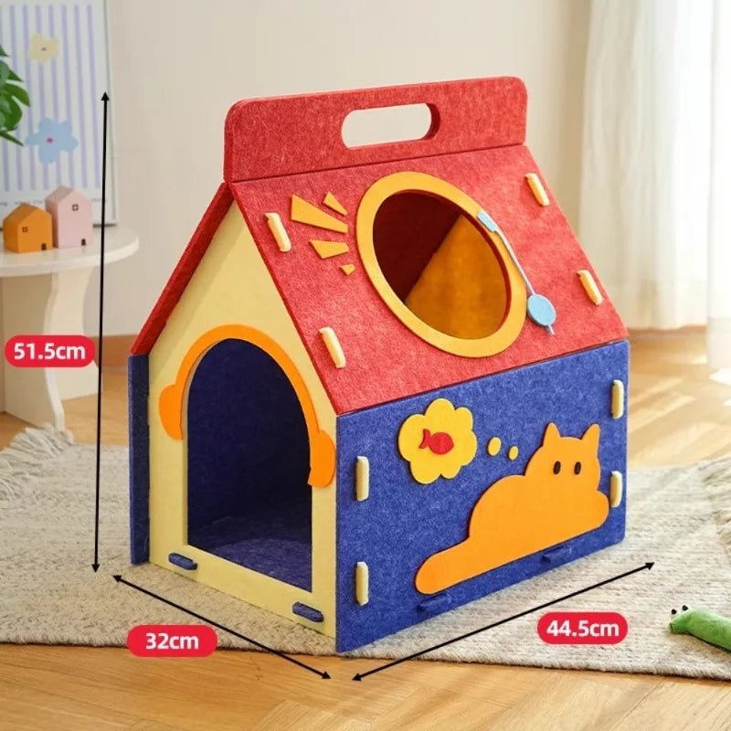 Maison Litière Douillette Chat