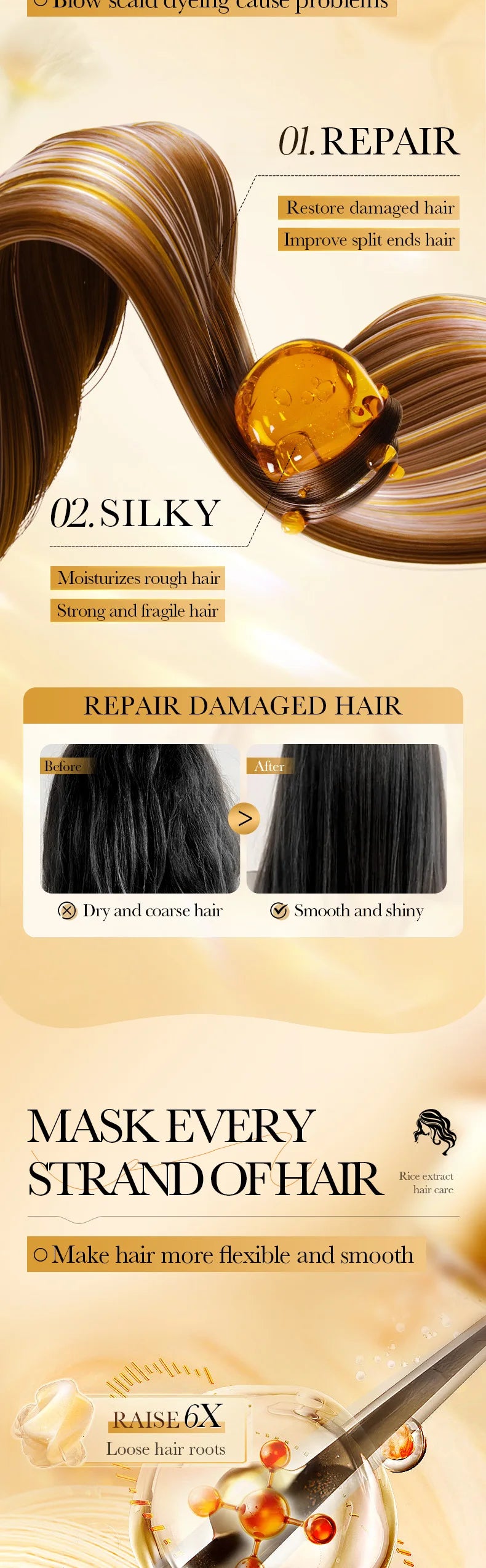 Masque Cheveux Kératine