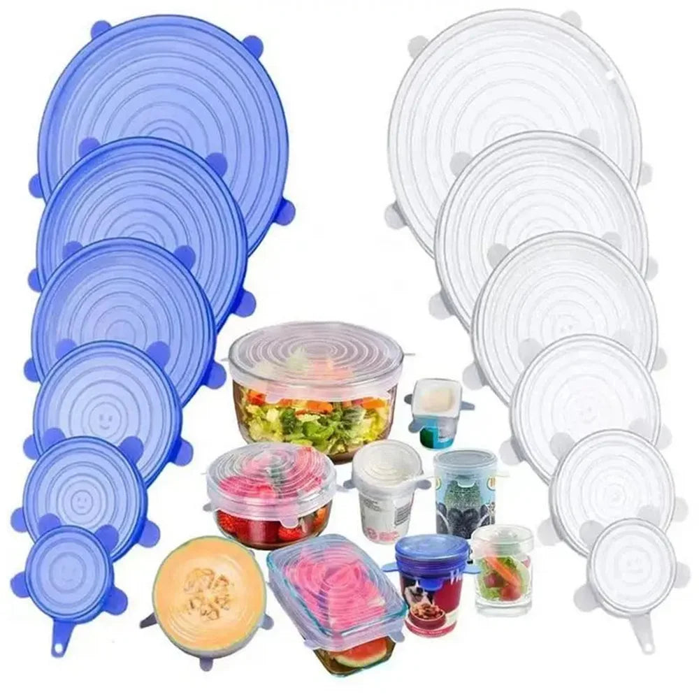 Couvercles Silicone Réutilisables