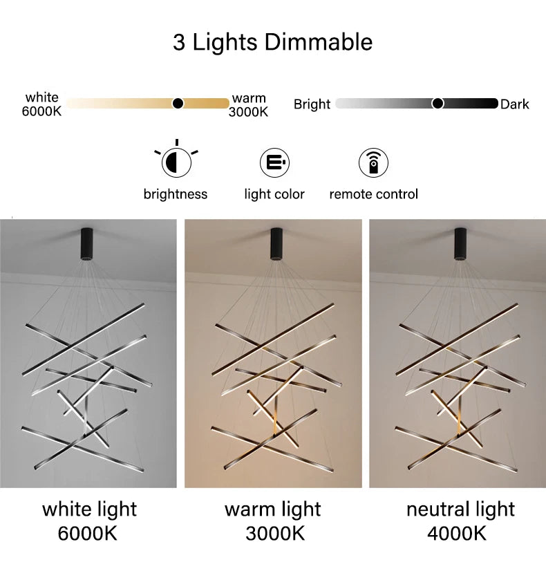 Suspension LED Moderne
