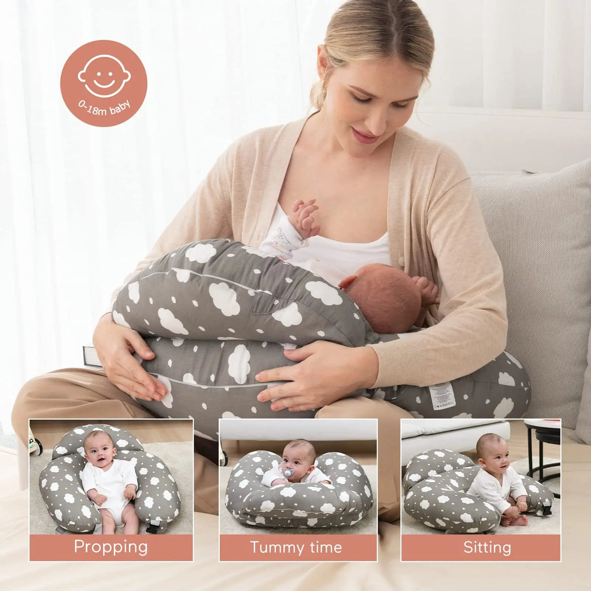 Coussin Allaitement Mains Libres
