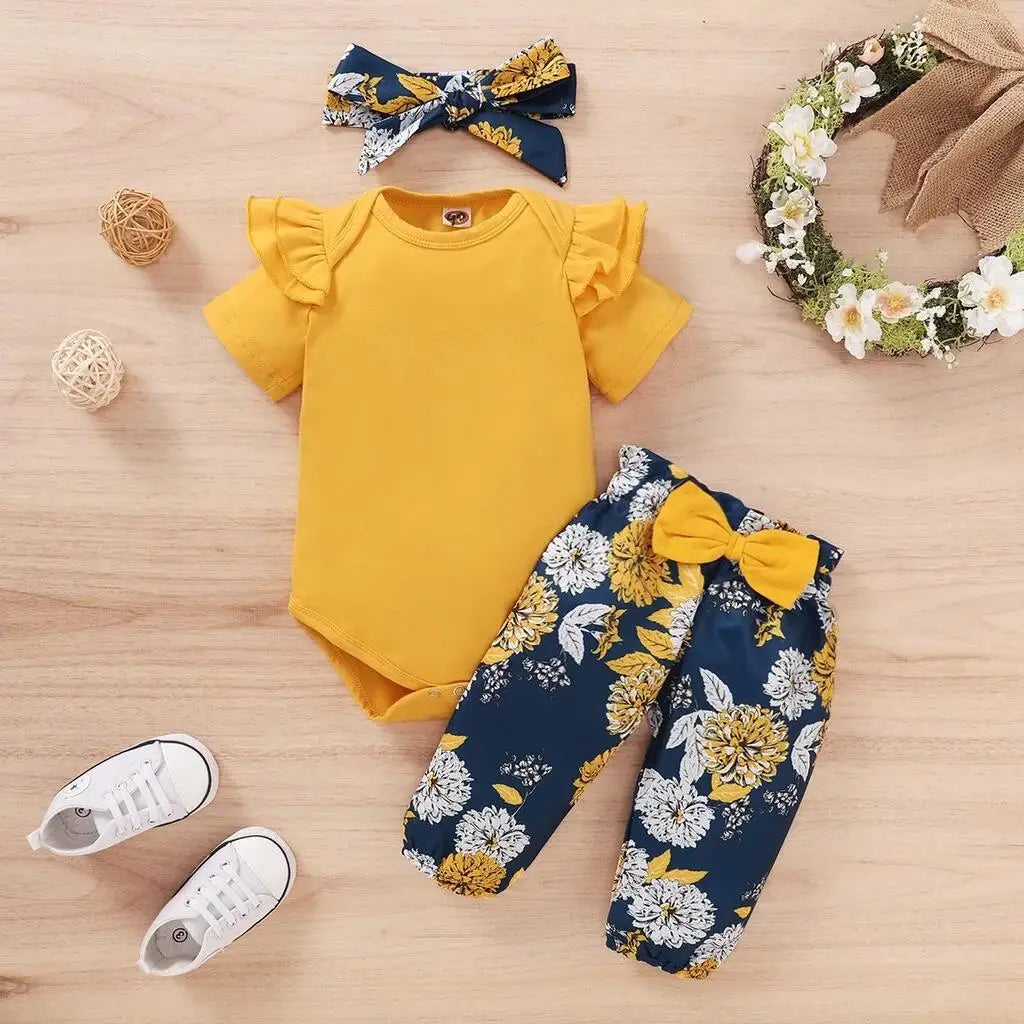 Ensemble Floral Petite Princesse