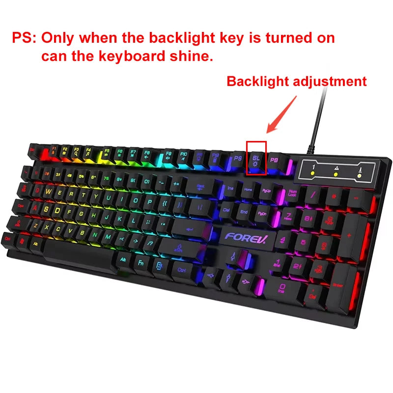 Clavier Mécanique Gaming Lumineux