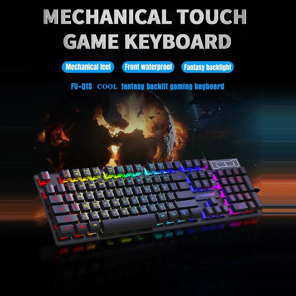 Clavier Mécanique Gaming Lumineux