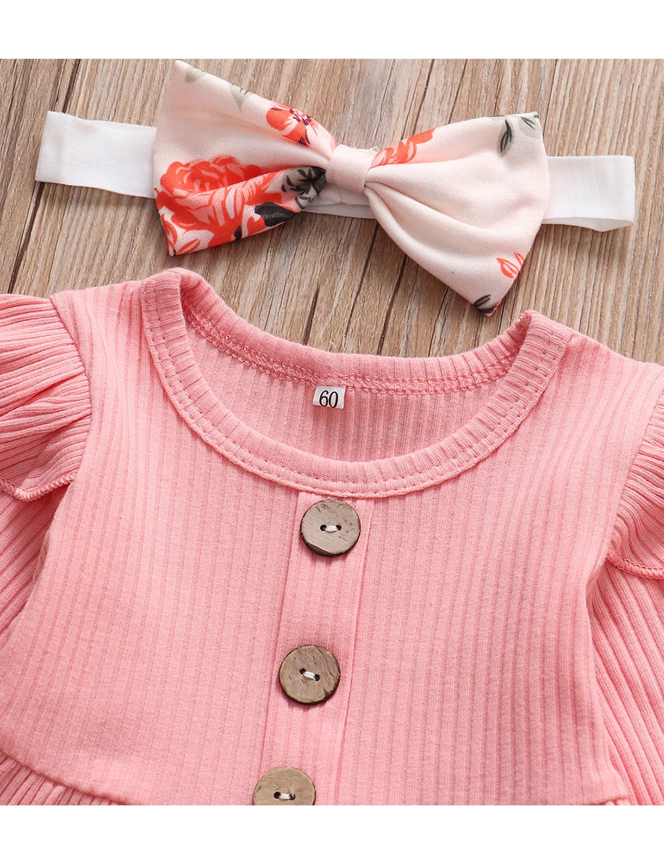 Ensemble Fleurie Bébé Fille