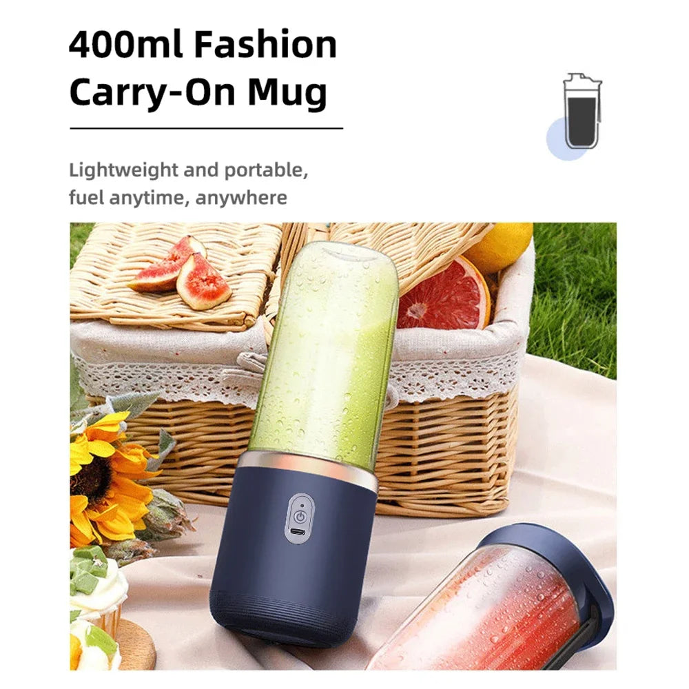 Blender Portable USB 6 Lames
