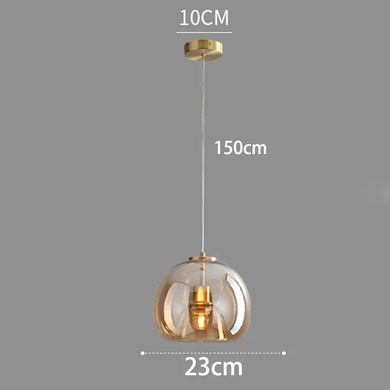 Suspension Verre Élégante