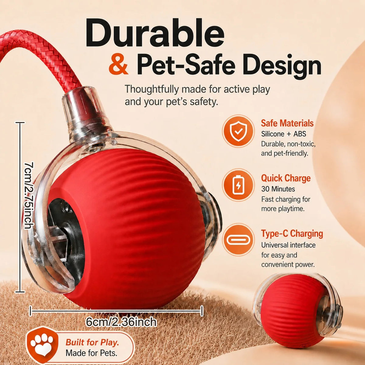 Jolie Balle Intelligente Pour Chat