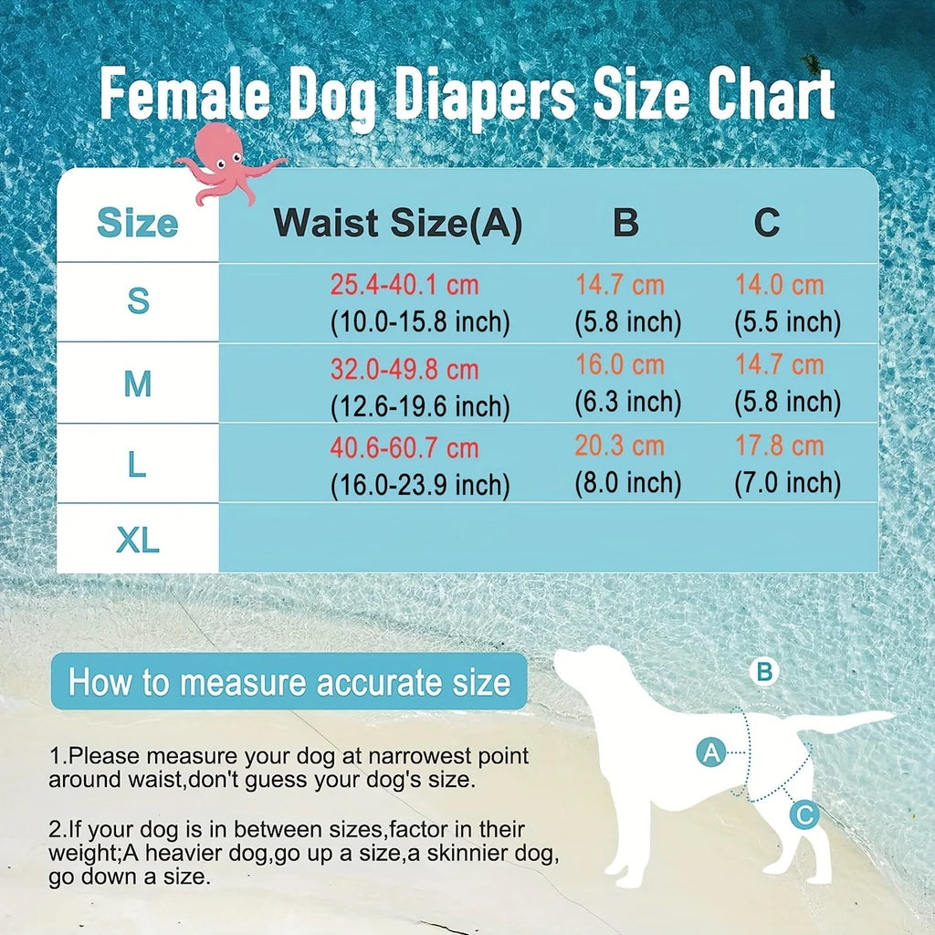 Culotte Lavable Pour Chienne