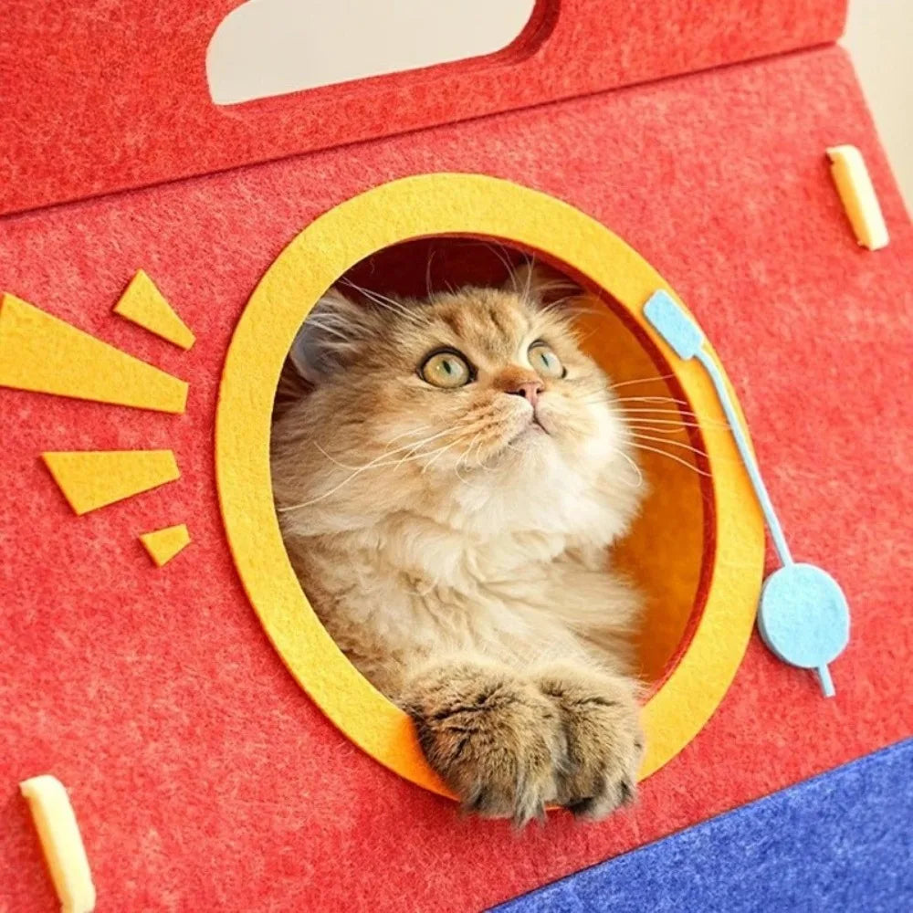 Maison Litière Douillette Chat