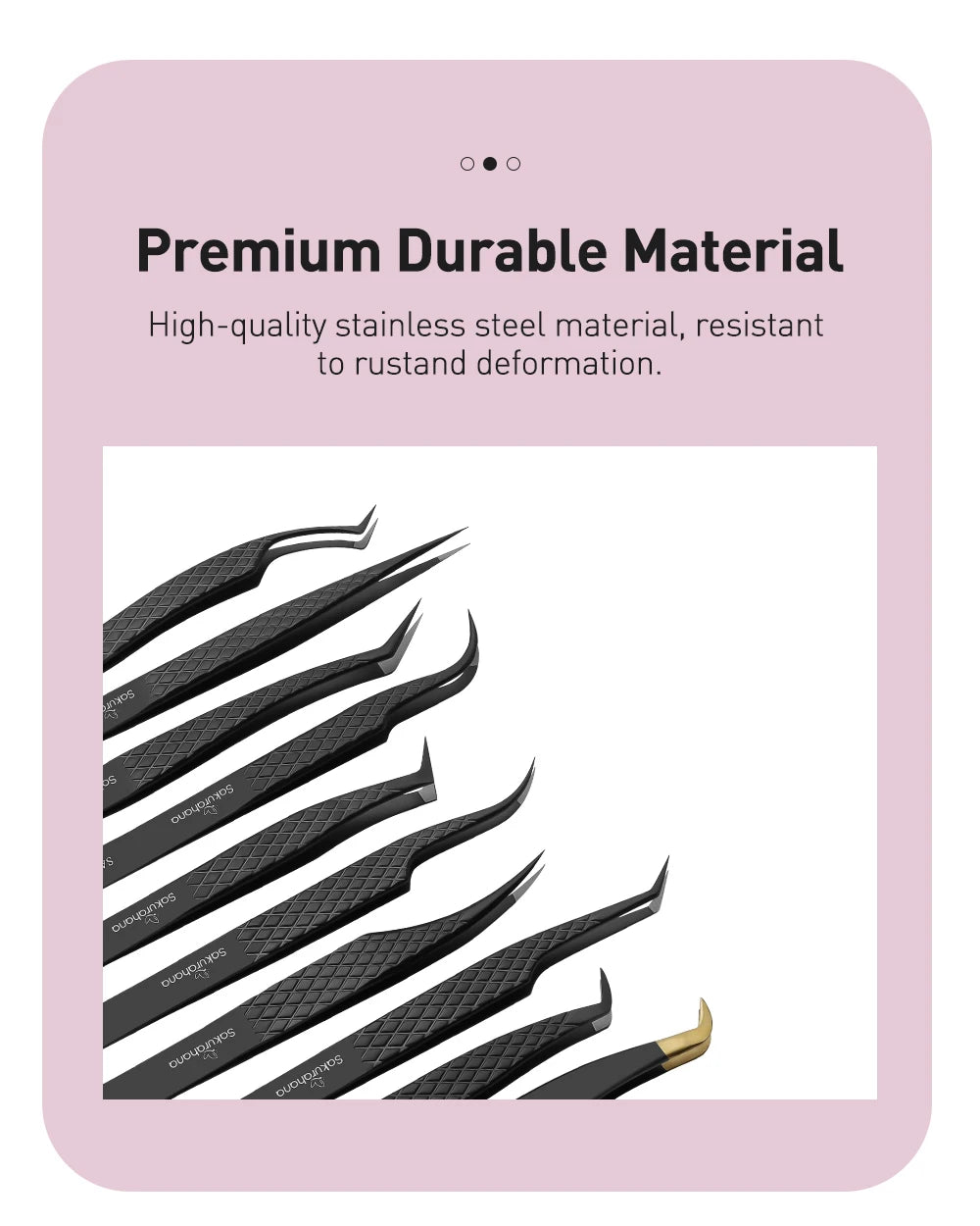 Pince Extensions Cils Pro