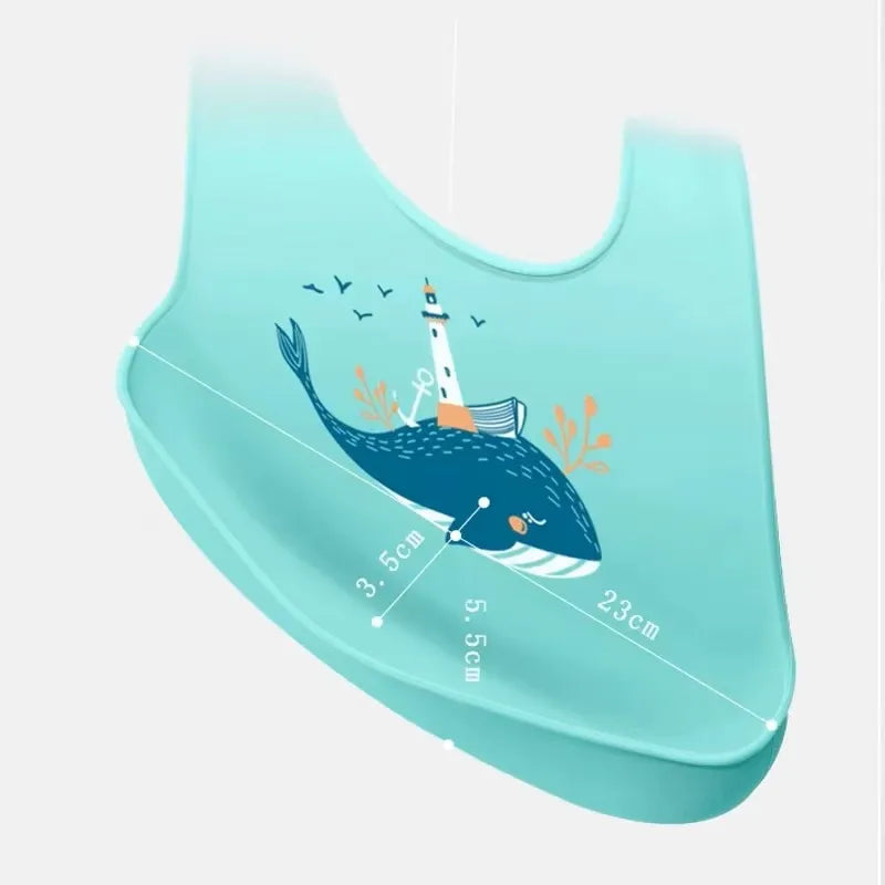 Bavoir Silicone Anti-Taches