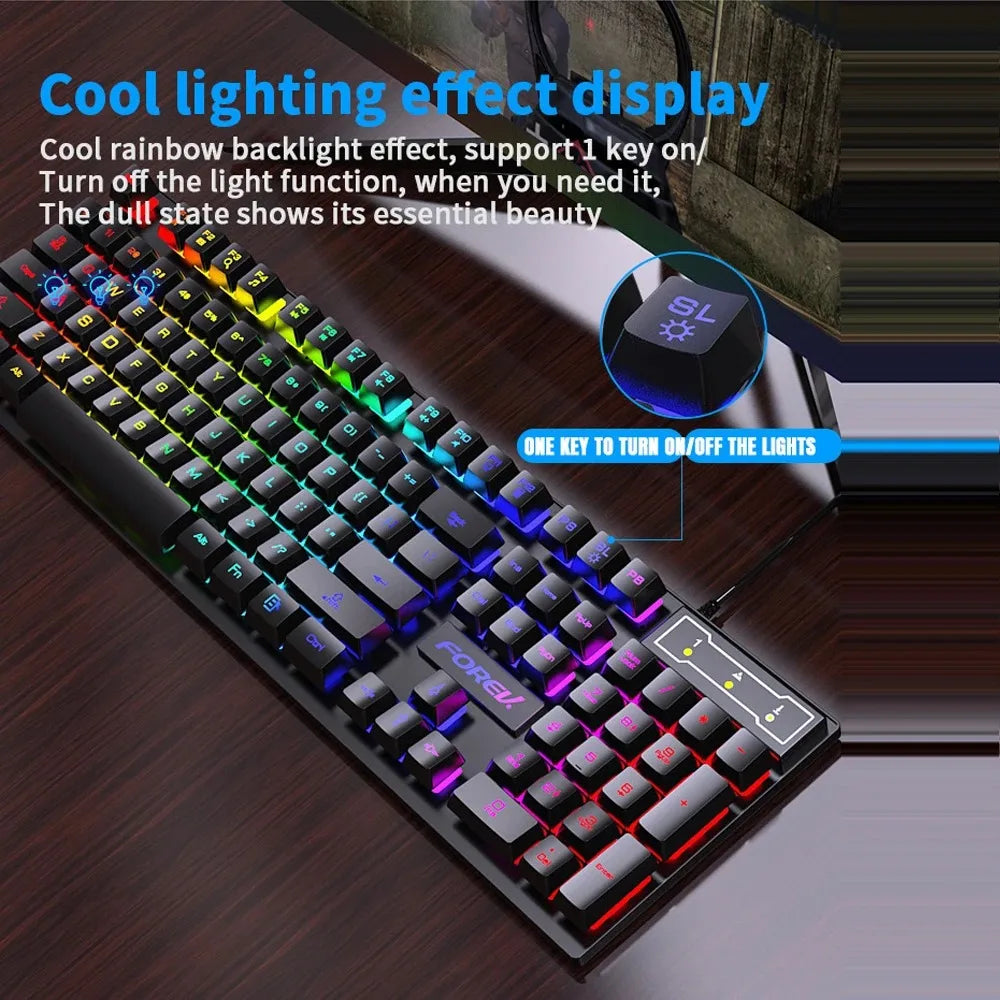 Clavier Mécanique Gaming Lumineux