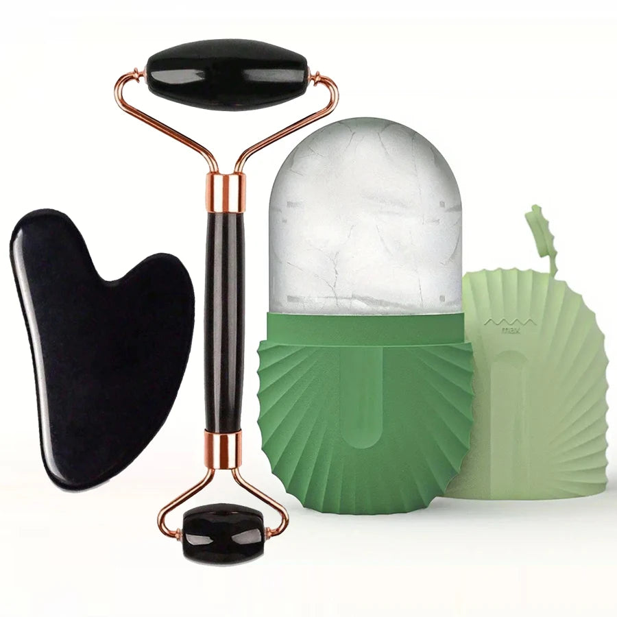 Kit Ice Roller Gua Sha